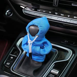 Cubierta para el cambio de marchas del coche, diseño de mini sudadera moderno, accesorios de decoración interior del coche para hombres y mujeres