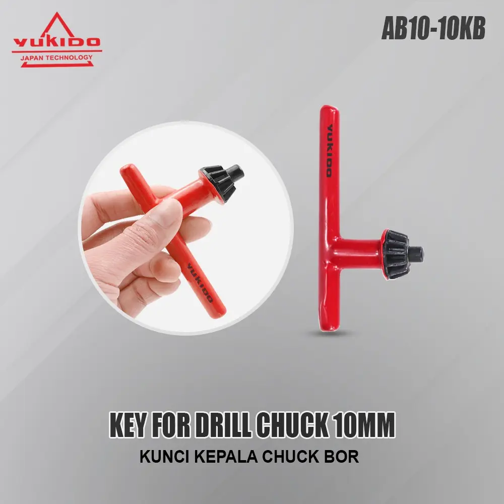 YUKIDO KUNCI KEPALA BOR LISTRIK 10MM SATUAN UNIVERSAL BOR DRILL