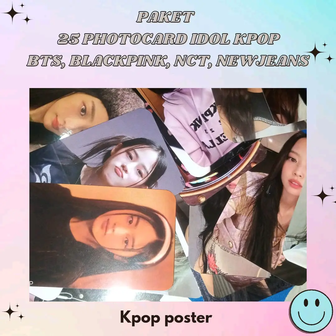 PAKET PHOTOCARD KPOP IDOL UNOFFICIAL ISI 25 PC