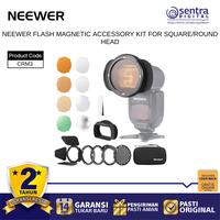 Gambar Neewer CRM3 Square Flash Head Adapter & Magnetic Round Head Accessory Kit dari Sentra Digital Kota Surabaya 1 Tokopedia