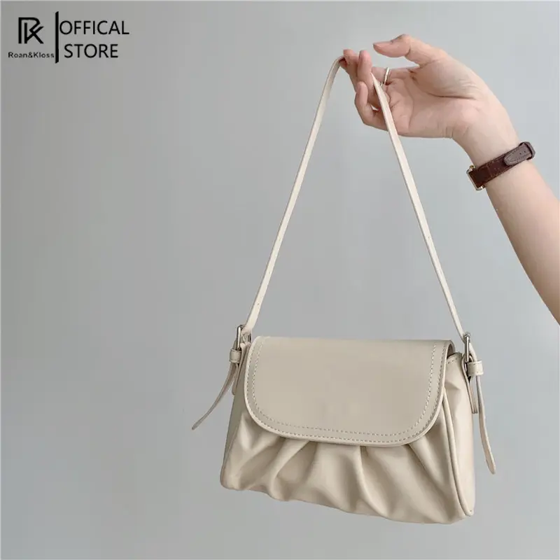 [Roan & Kloss] Tas Selempang Wanita Tas Sling Bag Wanita Import Terbaru Original - Lipatan Sling Bag FREE Dustbag + Paperbag Kulit 5