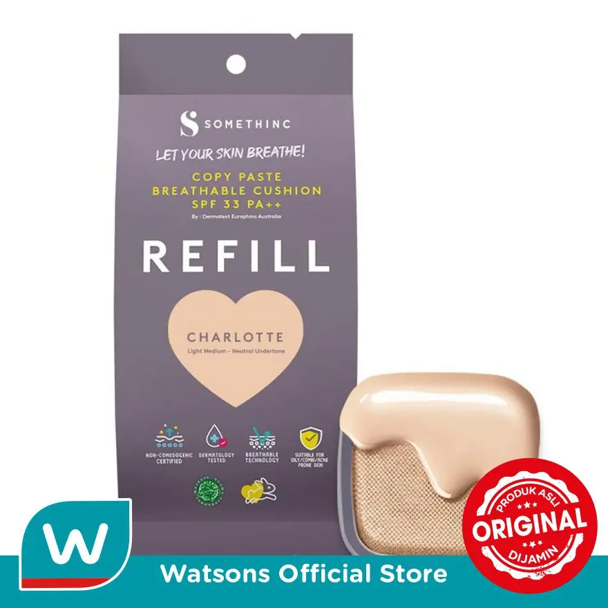 Somethinc Copy Paste Breathable Cushion - Light Medium Charlotte (Refill) 15g