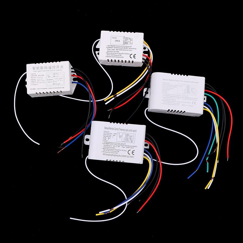 Product Introduction of Digital Remote Control Light Switch Wireless ON OFF Switch For Light Bulb Chandelier 220V RF433 1/2/3/4 Ways 21