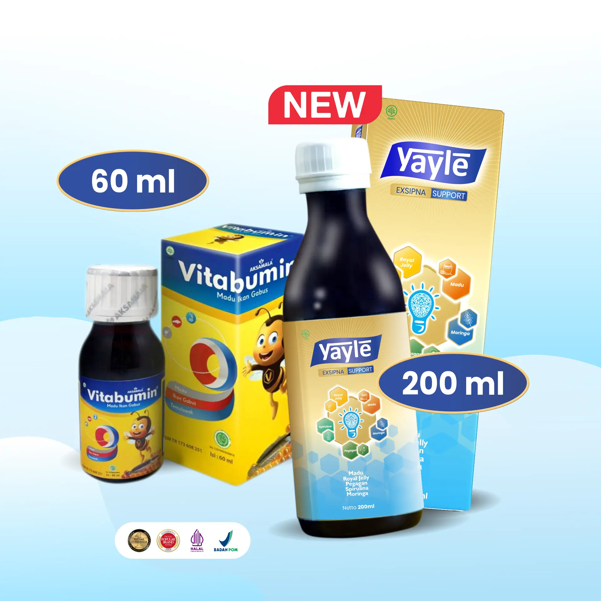 Vitabumin 60ml + yayle expnost 200ml