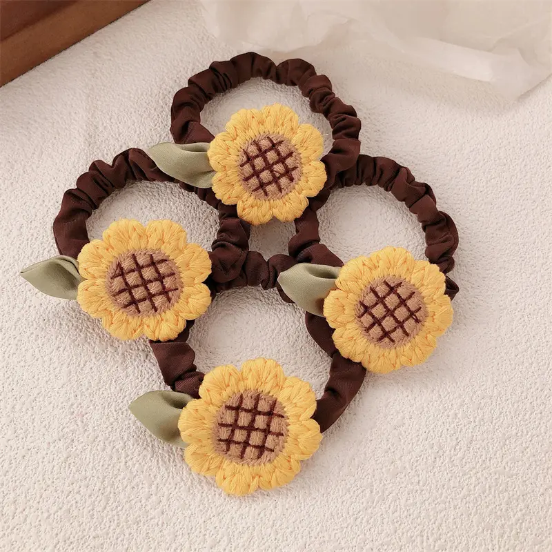 Sunflower Hair Band Fresh Cute Hair Rope
