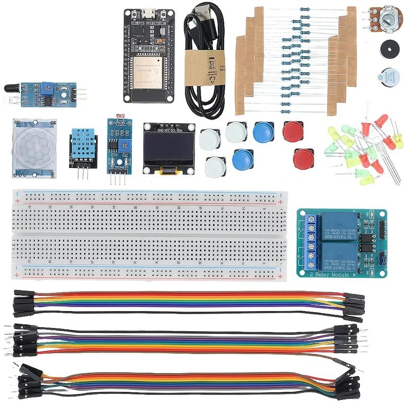Learning Basic Starter Kit for ESP32 ESP-32S WIFI I OT Development Board Module Basic Starter Kit with Storage Box for Arduino 3
