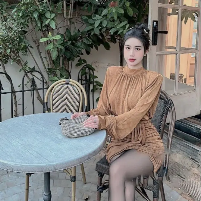 Đầm TK nhúng tay dài(SN173) 8