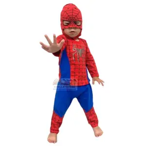 KOSTUM BAJU ANAK SPIDERMAN FREE TOPENG UNTUK ANAK 2-10 TAHUN