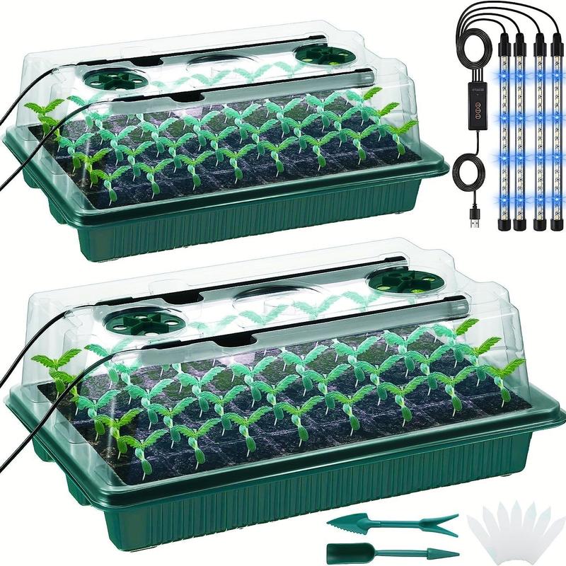 Seed Germination Tray Set, 2 Counts Seed Starter Tray Kit with - TikTok ...