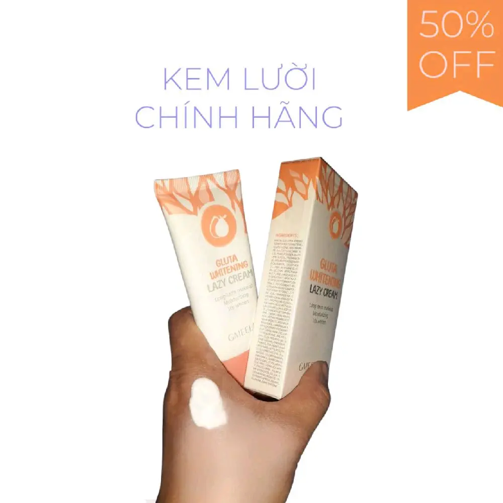 KEM CHỐNG NẮNG  DƯỠNG da LUTA WHITENING   30g Dưỡng Ẩm Da bảo vệ da spf20 Làm Đẹp Da Chăm Sóc Da