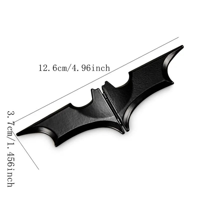 Bat Design Money Clip, 1/3 Counts Metallic Business Card Holder, Desk Organizer for Office Home School Student Teacher 1