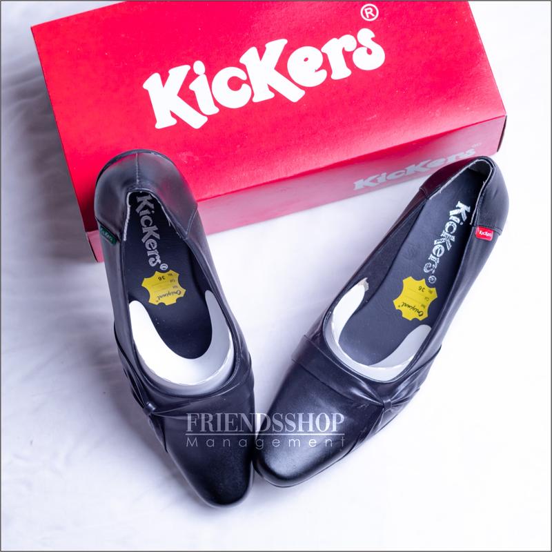 Sepatu Pantofel Cewek Sepatu Kickers Sepatu Kerja Sepatu Formal Sepatu Kickers Sepatu Bahan Kulit Asli 3