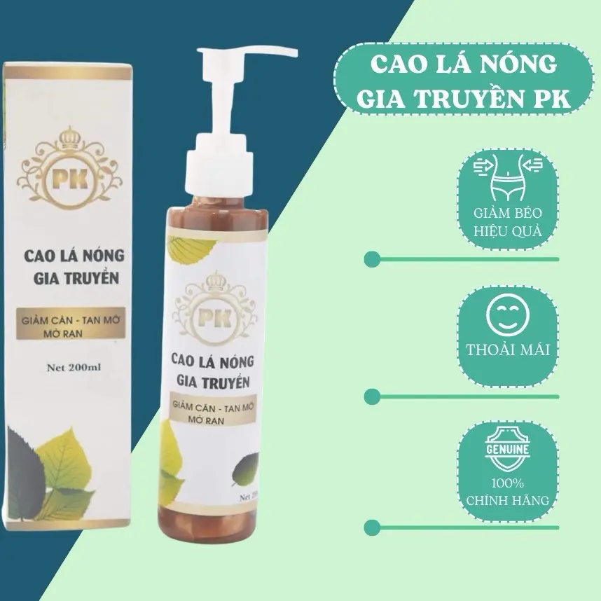 [ Cao Xoa Body ] Cao Lá Nóng Gia Truyền ( kèm thước dây- ko cuộn )