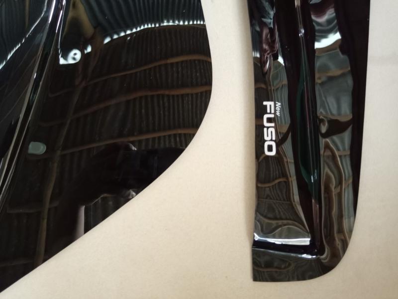 Product Introduction of Talang Air Mobil Model Fuso Fighter Lebar/Kupu Kupu Tahun 2019 Up - 1 Set (Kiri dan Kanan) dengan Lem Perekat Double Tape Car Penutup 5