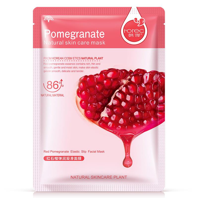 Product Introduction of Natural Hydrating Face Mask  Quickly Absorb Smooth Skin Fresh Fruits Face Masks Centella Cucumber Aloe Vera Facial Mask Moisturizing Hydrating Face Care Product 30