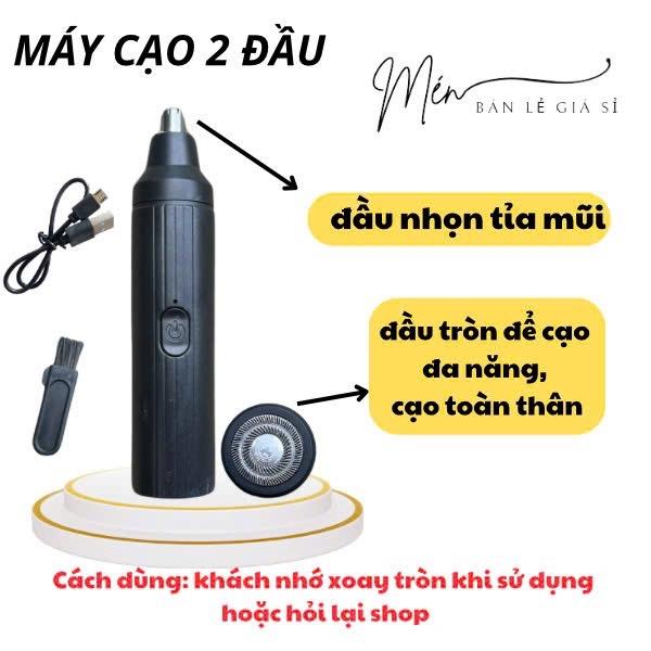 COMBOX 1 MÁY CẠO VÀ ĐẦU TỈA MŨI, máy cạo lông tay, chân, mặt, cạo râu, tỉa lông mũi, Máy Cạo Râu [M05]