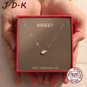 JDK Kalung Hati Baru Perak 925 Liontin Wanita