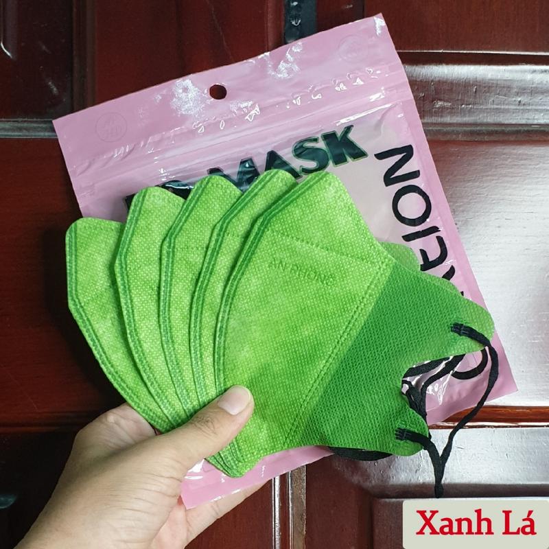 [Thùng 100 Cái] Khẩu Trang 5D An Phong 3 Lớp Kháng Khuẩn,Hàng Đạt Chuẩn Chống Nắng,Chống Bụi,Tia UV,Dây Đeo Co Giãn Tốt. Phụ Kiện Cao Su Voi Che Mặt Móc Khoá 6
