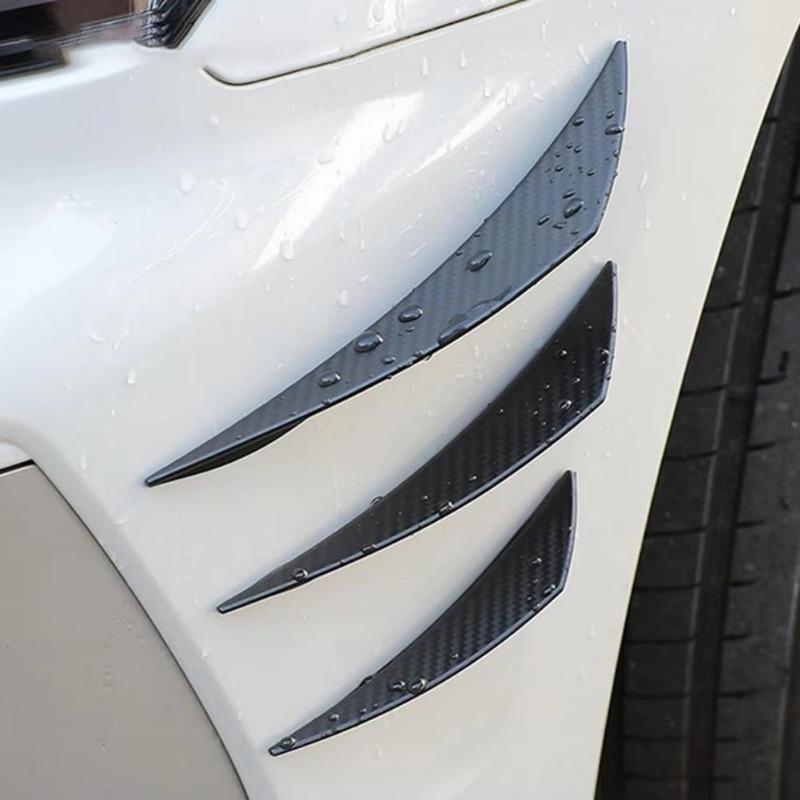 Product Introduction of 6 Pcs Car Spoiler Splitters Decorative Protect Vehicle Edge Car Tuning Canard Universal Front Bumper Lip Car Accessories 3