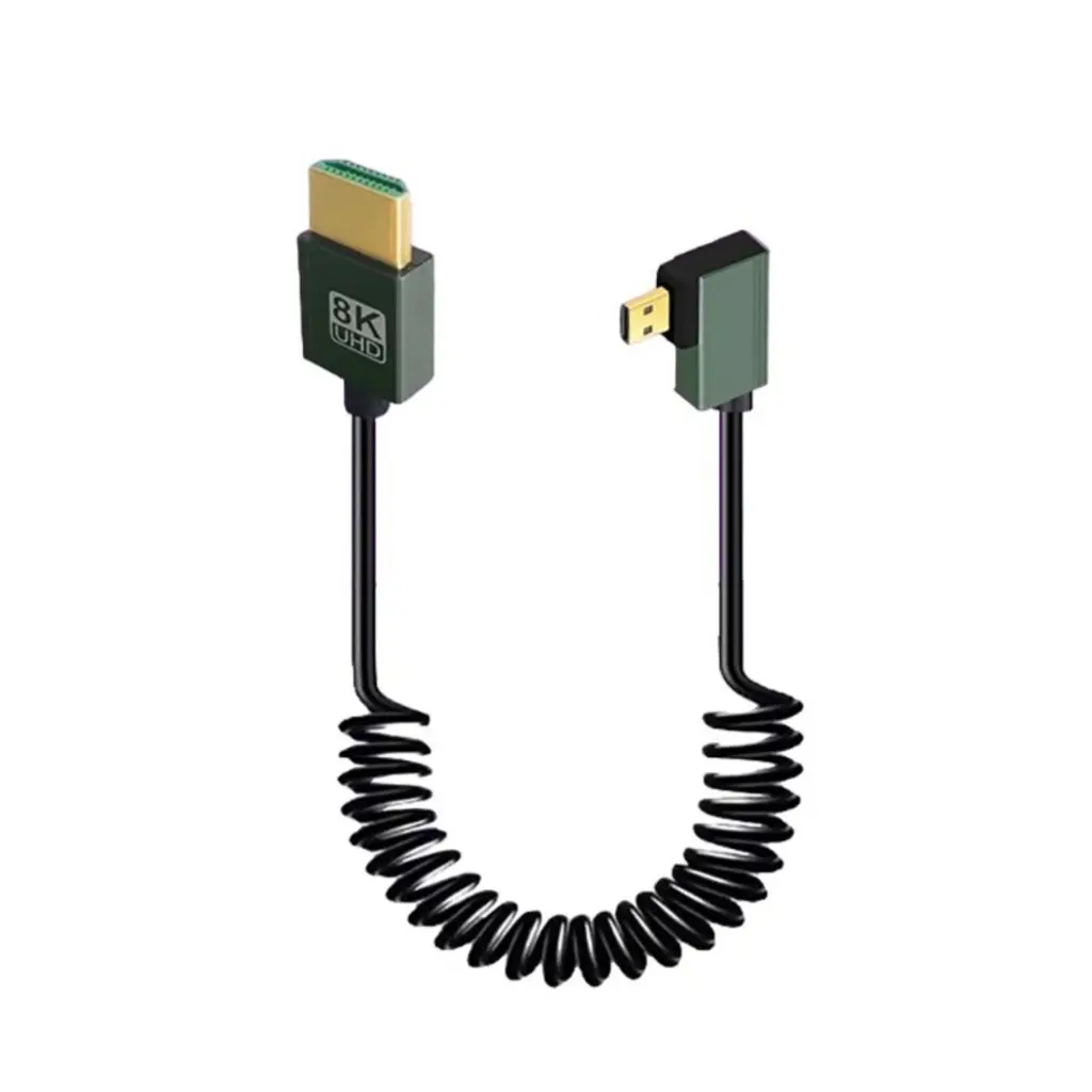 SUhiw6 8K Ready HDMIs To Micros HDMIs Extension Cable Ideal For Home Theaters Laptop