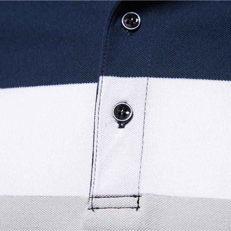 Product Introduction of Men Polo Men Shirt Short Sleeve Polo Shirt Contrast Color Polo New Clothing Summer Streetwear Casual Fashion Men Tops 11