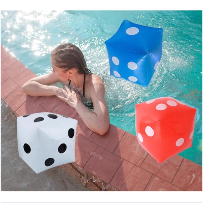 30cm Inflatable Multi Color Blow-Up Cube PVC Dice Toy Stage Prop ...
