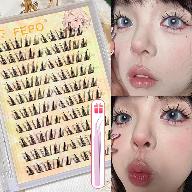 10 Hàng Lông Mi Giả Tự Dính hoa hướng dương có thể tái sử dụng nhiều lần mi giả không cần keo,mi lông thỏ,mi dưới giả, mi giả lúa mì