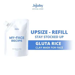 Jejuby Gluta Rice Clay Mask Upsize Refill - 100g | Masker Wajah
