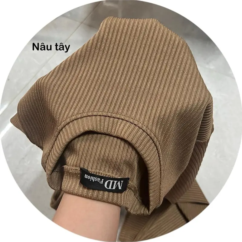 Áo Thun Cổ Tròn Gân Tàu QC Xịn ,Co Giản, Thoáng Mát ,Vải Ko Xù,Ko Nhão ,Bền Và Đẹp Y Hình  Top Nữ 5