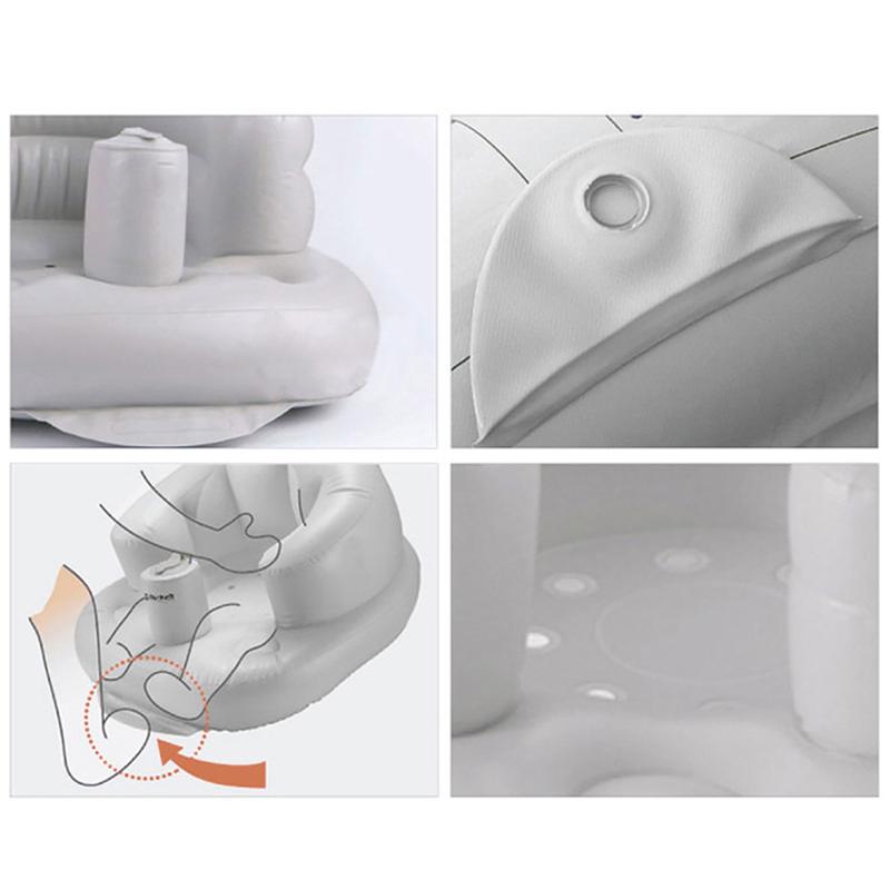 Product Introduction of Multifunctional Baby PVC Inflatable for Seat Inflatable Bathroom Sofa Bathing St 55