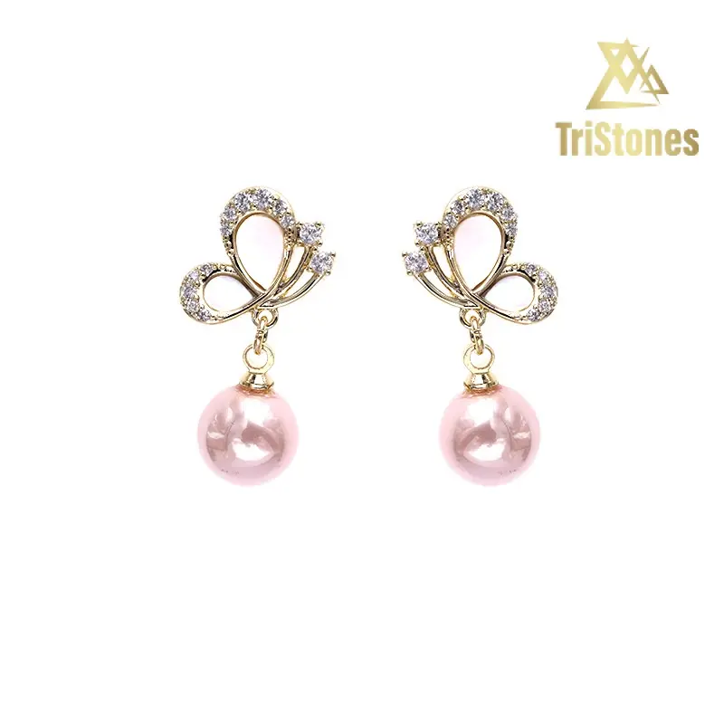 Hoa Tai Kiểu Pháp, Thiết Kế Đẹp Nhật Bản Và Hàn Quốc, Hoa Tai Vỏ Sò Nhỏ Đinh Tán Bướm Zircon Ngắn, Dành Cho Nữ Khuyên Tai Voi Voan Cua 4