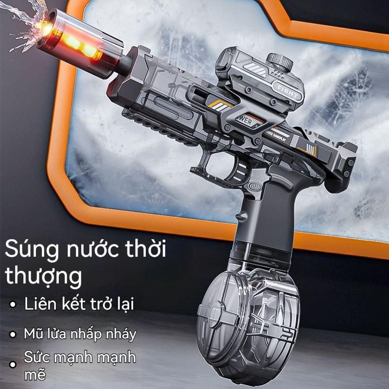 Súng Phun Nước Điện Superior Tự Động Hút Nước Mạnh Mẽ Súng nước đồ chơi trẻ em đồ  chơi  bắn  bi  nhựa  liên  thanh máy  bắn  nước  có  đèn 
