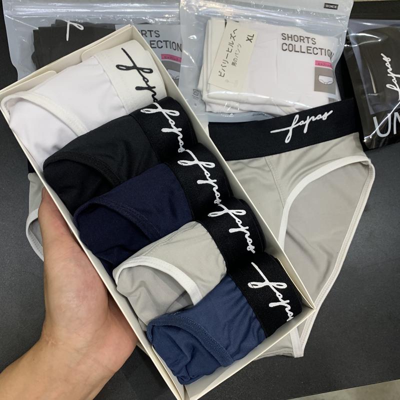 Combo 3 Quần Sịp Tam Giác Fapas Thun Lạnh Mùa hè Boxer Quần Boxer 3