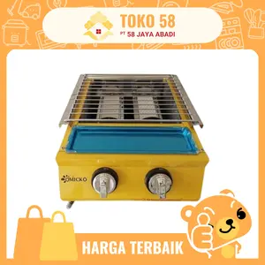 [COD] Kompor Sosis 2 Tungku Omicko LR-Q2-B