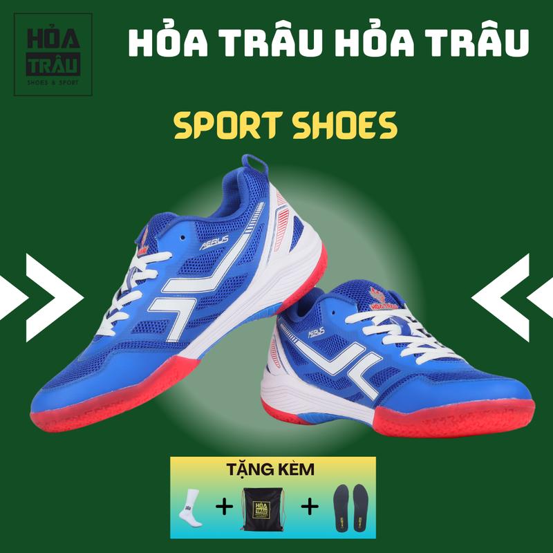 [Tặng kèm vớ, túi đựng giày, lót giày] Giày Sneaker Sport Cầu Lông - Pickleball Chuyên Dụng Hỏa Trâu Aerus Hàng Việt Nam Chất Lượng Cao
