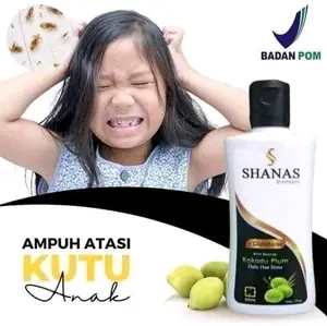 Shampoo Penghilang Kutu Rambut & Telurnya Anti rontok,anti ketombe,dan anti kutu