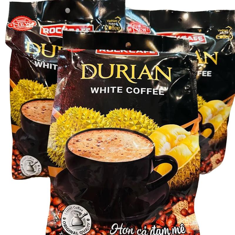 ( COMBO 3 BỊCH) CÀ PHÊ SẦU RIÊNG ROCK CAFE 1 bịch 30 gói x 20g Cafe Coffee