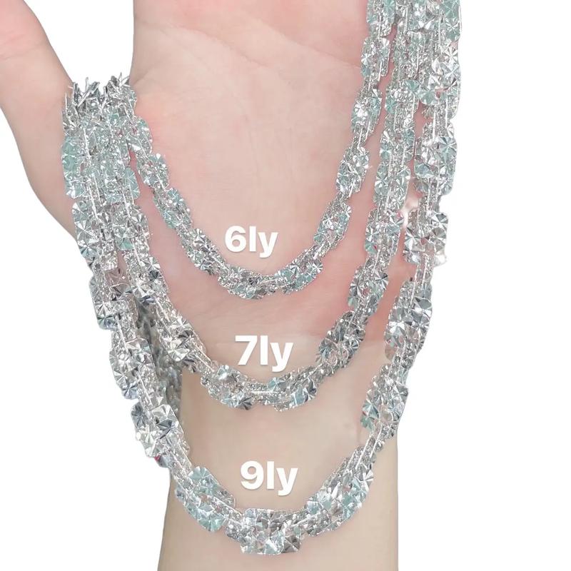 Dây Xoắn Vuông (SI KIM) 6ly - 7ly - 9ly - Trang Sức Jewelry - Dây Lá - WOMEN and MEN