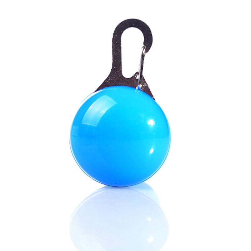 Product Introduction of Mini pet dog cat puppy LED flashing collar safety night light keyring pendant 18