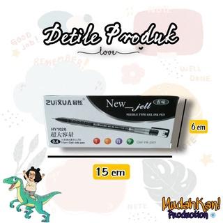 Pulpen Zuixua 0.4 mm Hitam { 1 Box isi 12 } { 1 Box isi 6 ] Pulpen Gel 1