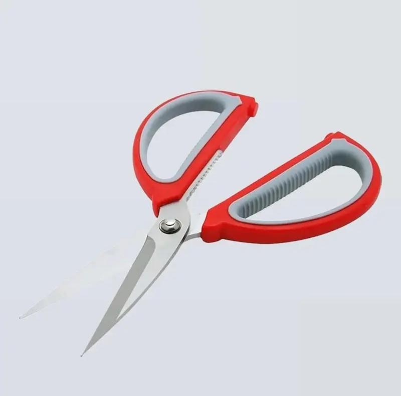 Kéo Nhà Bếp Cán Đỏ Cầm Tay Siêu Tiện Lợi Dài 19cm 0