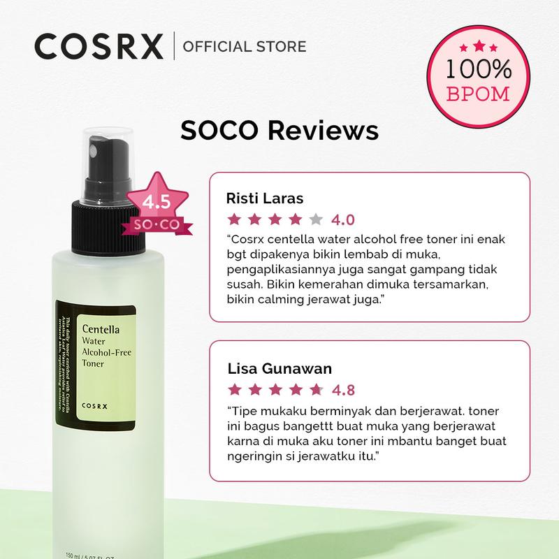 Cosrx Centella Water Alcohol-Free Toner 150ml Vitamin 3