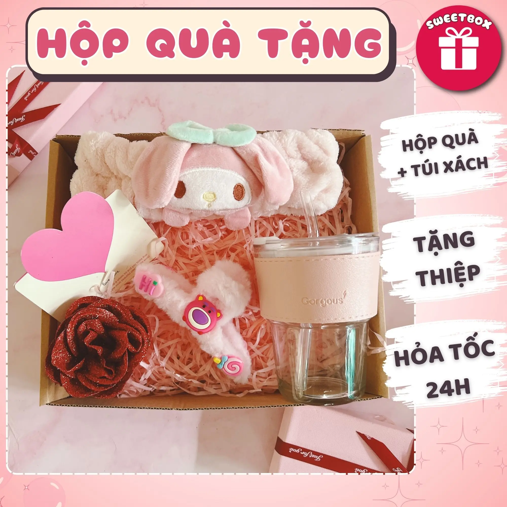 Hộp quà Heartbox - Tặng nàng điều bất ngờ trong ngày đặc biệt: Valentine, 8/3, sinh nhật