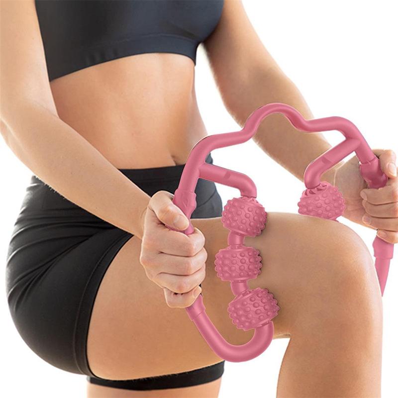Product Introduction of Massage Roller For Neck Thigh Calf And Legs 6 Wheel Personal Massage Roller - Personal Massage Roller For Muscles And Legs - Portable Deep Tissue Massager - Body Care Comfort 14