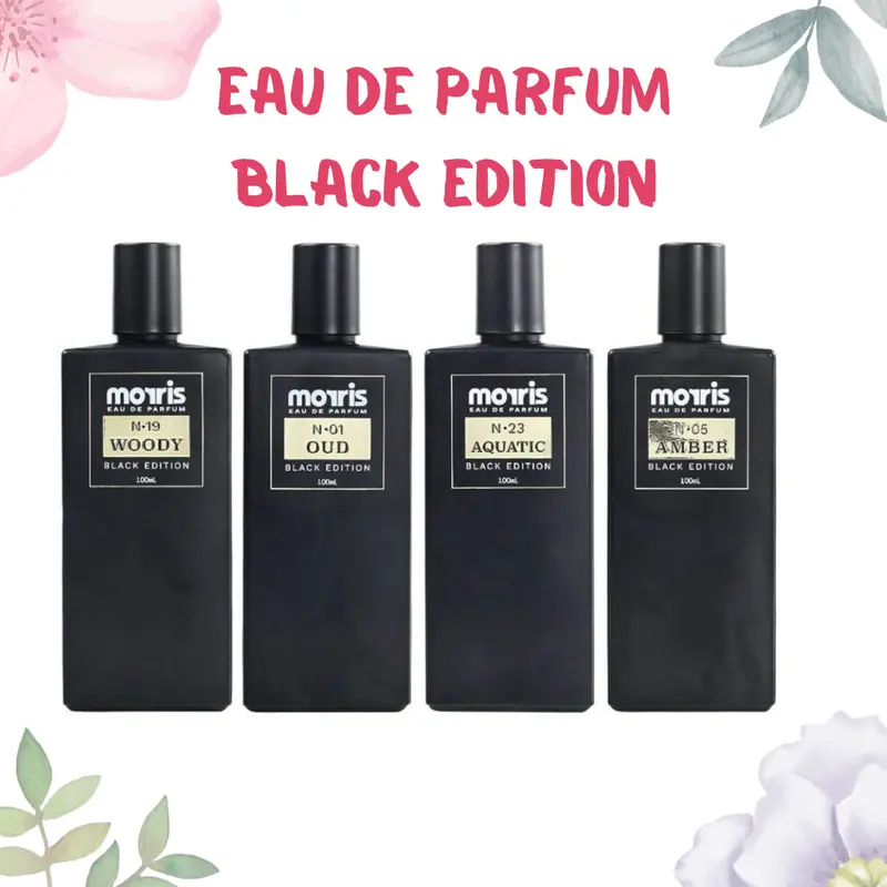 Morris Eau De Parfum Black Edition 100ml/Parfum Pria 0
