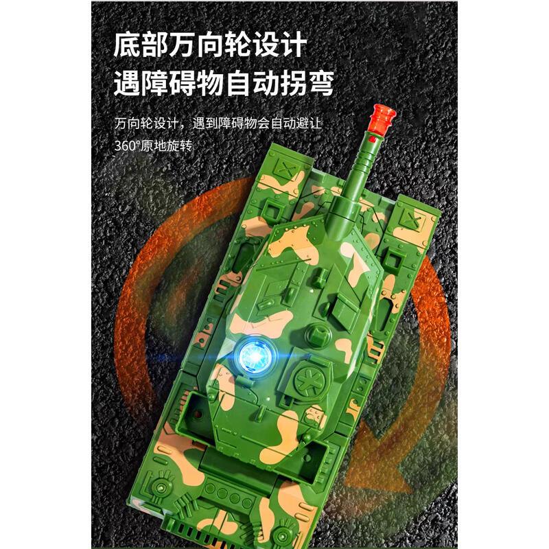 Product Introduction of Boy simulation tank, transformable airplane robot, large electric vehicle model, children's toy 5