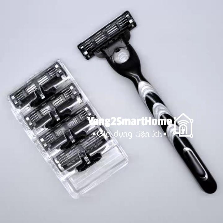 Bộ dao cạo râu 3 lưỡi tiêu chuẩn Châu Âu. dao cao dao cao