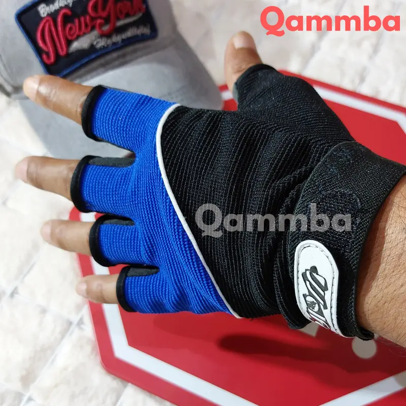 QAMMBA - Sarung Tangan Motor Setengah Jari / Half Finger Gloves / Sarung Tangan Wofen 4