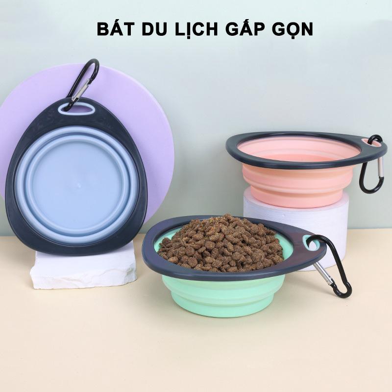 Bát Ăn Gấp Gọn Đi Du Lịch Cho Thú Cưng - Bát Ăn Tiện Dụng Cho Chó Mèo - MINIMAL…