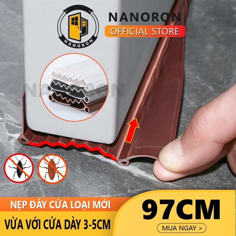  Thanh chắn cửa chống ồn chống thoát hơi gió điều hòa Nẹp xốp ZICZAC thế hệ mới chặn gió khe cửa NANORON 